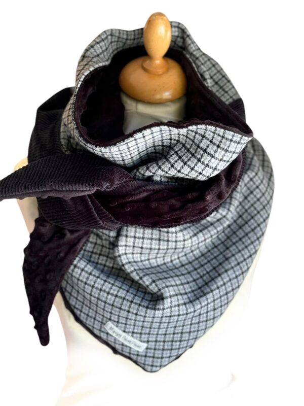 Foulard carreaux mixte