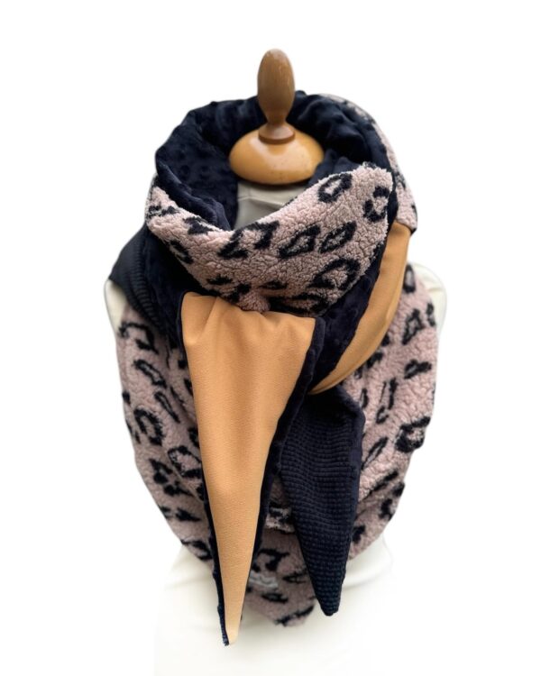 Foulard léopard polar