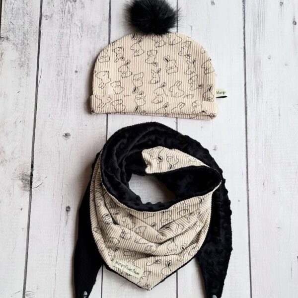 Foulard lapins