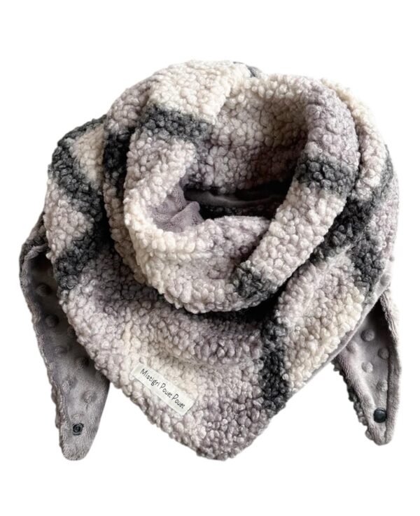 Foulard enfant polar gris