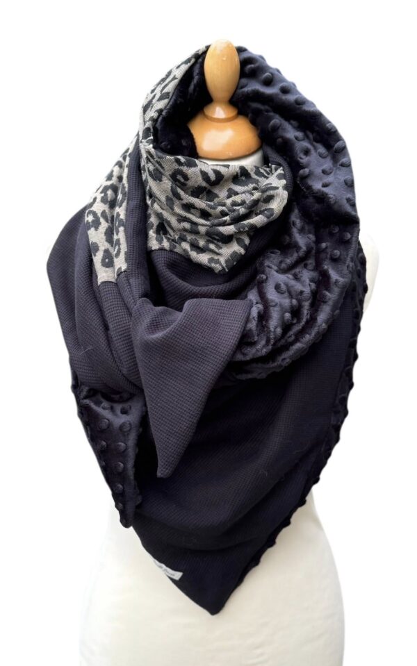 Foulard xxl léo noir
